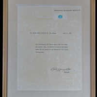 Framed award