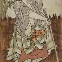 Kabuki Actor Holding a Katana