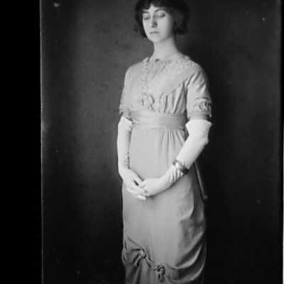 Young Woman Wearing Evening Dress
