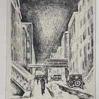 87th Street Snow Scene