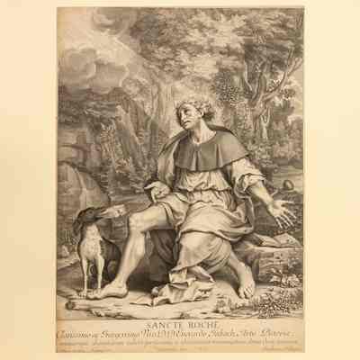 Saint Roch and his Dog