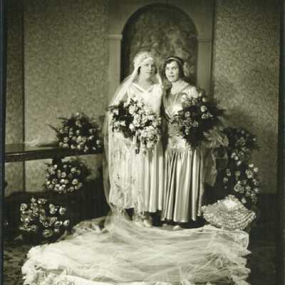 Bride and Bridesmaid