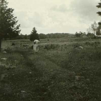 Woman Tending Garden