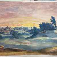 Facsimile of Large Landscape with Golgotha