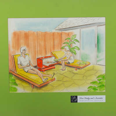 depiction of backyard