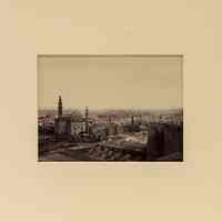 Cairo, from the Citadel, with the Mosque of Sultan Hassan