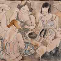 Women playing Cards