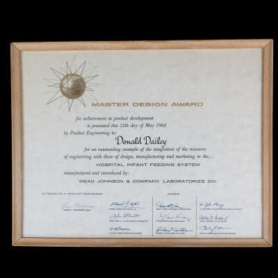 Framed award