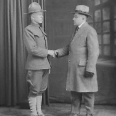 WWI Soldier and Businessman (Father??)