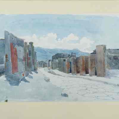Strasse in Pompeji (Street in Pompeii)
