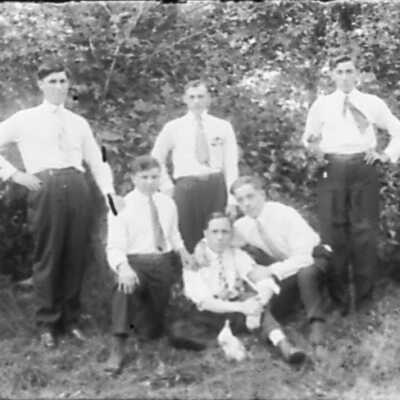 Six Men in Neckties and Shirt Sleeves