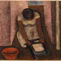 Woman Grinding Maize