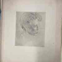 Tête de femme de profil (Head of Woman in Profile) from La Suite des Saltimbanques