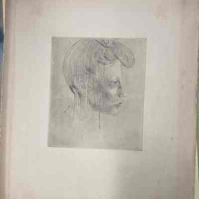 Tête de femme de profil (Head of Woman in Profile) from La Suite des Saltimbanques