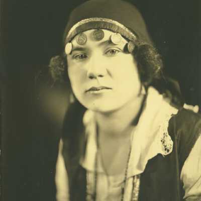 Woman Wearing Gypsy-styled Clothing