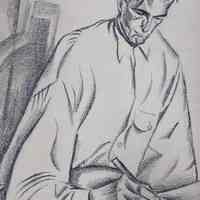 Portrait of a Man Writing