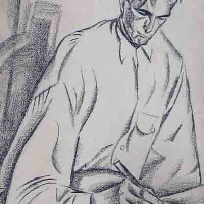 Unknown (Man Writing)