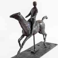 Cheval au Galop tournant la Tête à Droite (avec Jockey No. 36) (Horse Galloping, Turning Head to Right with Jockey, No. 36)