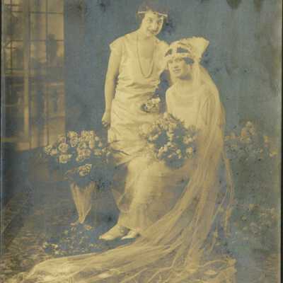 Bride and Bridesmaid (or Mother of the Bride?)