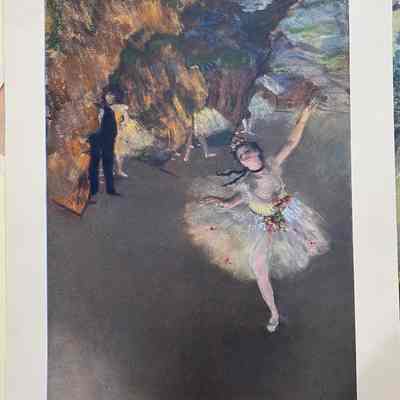 Reproduction of Danseuse Sur La Scene (Dancer on the Stage)