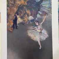 Reproduction of Danseuse Sur La Scene (Dancer on the Stage)