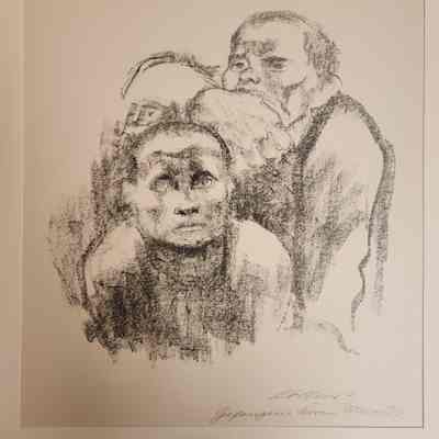 Gefangene Musik hörend (Prisoners Listening to Music)