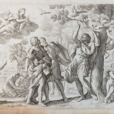 Aeneas breaks the Golden Branch