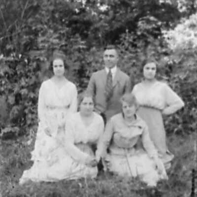 Man and Four Women