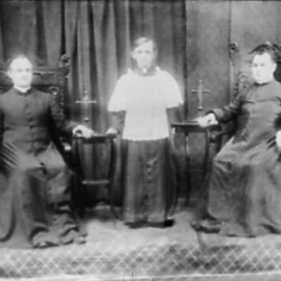 Two Priests and Choir Boy