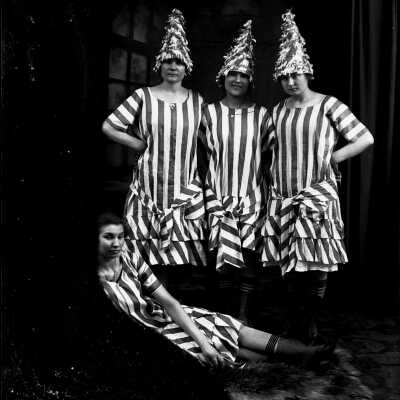 Four Women in Festival Costumes