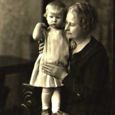 Grandmother (?) and Child