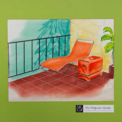 Patio Drawing