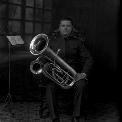 Double Bell Euphonium Player