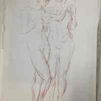 Unknown Test Print (Study of Two Nude Women)