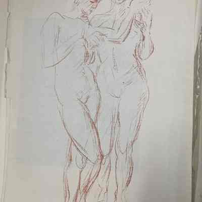 Unknown Test Print (Study of Two Nude Women)