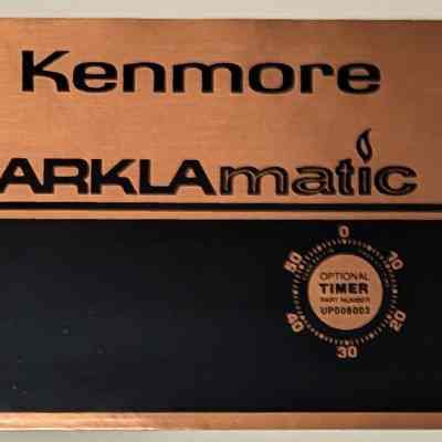Label - Kenmore ARKLAmatic