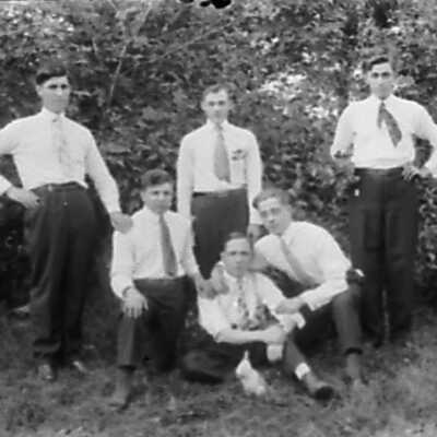 Six Men Wearing Neckties in Shirt Sleeves
