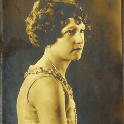 Young Woman with Short Hair