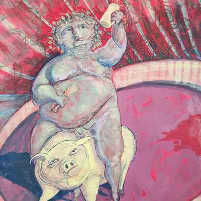 Gluttony from the Processions of Sins in Spenser's The Fairie Queene