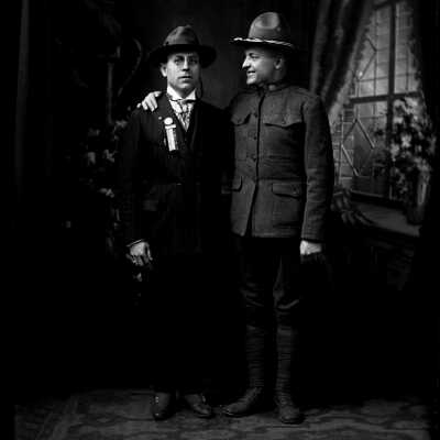 Business Man and Soldier