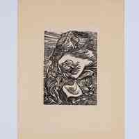 Gruppe im Sturm (Group in a Storm) from Deutsche Graphiker der Gegenwart (Contemporary German Printmakers)