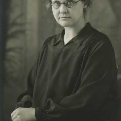 Young Woman Wearing Spectacles