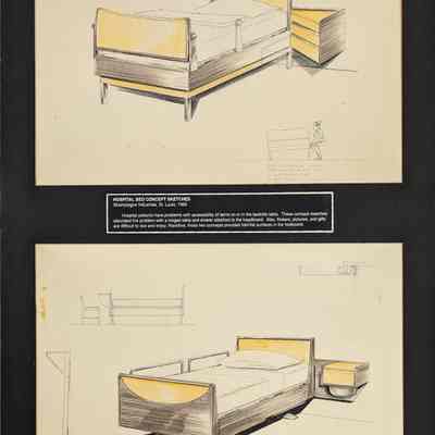 Poster - Hospital Bed Concept Sketches