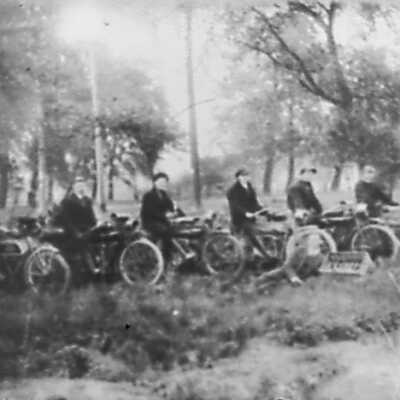 Men on Motorcycles