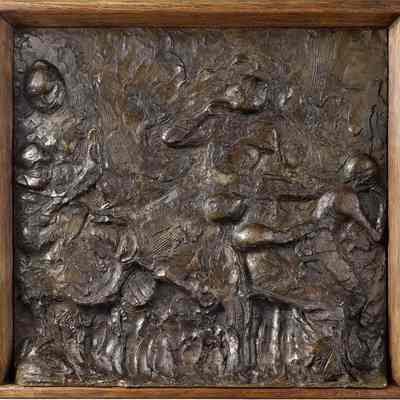 La Cueillette des Pommes, Bas Relief (Picking Apples, Bas Relief)