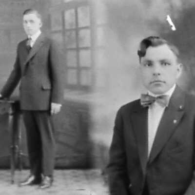 Double Photo of Two Men