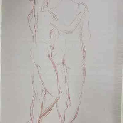 Unknown Test Print (Nude Man and Woman)