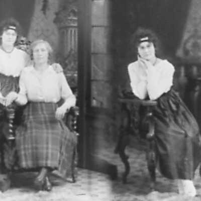 Double Photo of Two Women