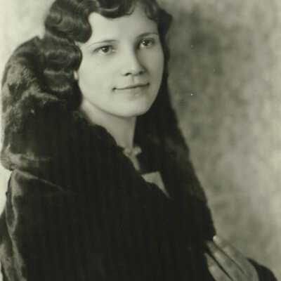 Woman Wearing Fur Coat