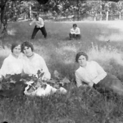 Men and Women Under Trees